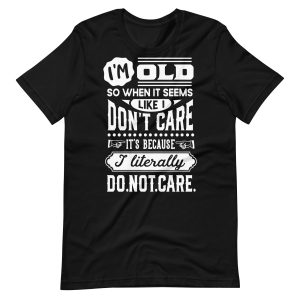 Don't Care Funny T-shirt For Men